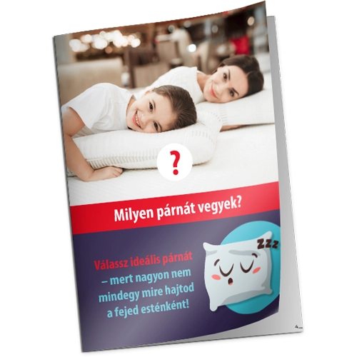Párnaválasztási kisokos kiadvány képe
